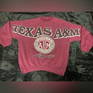 Vintage 80s Texas A&M College Sweatshirt